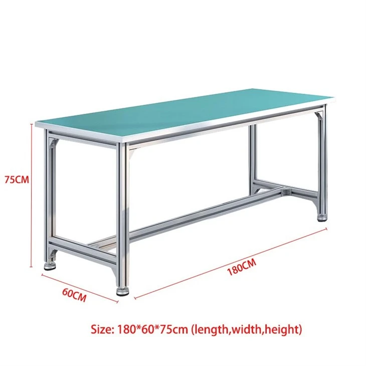 Industrial Flat Aluminum Profile Work Bench Table price