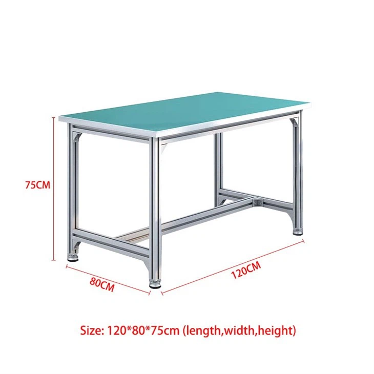 Industrial Flat Aluminum Profile Work Bench Table factory
